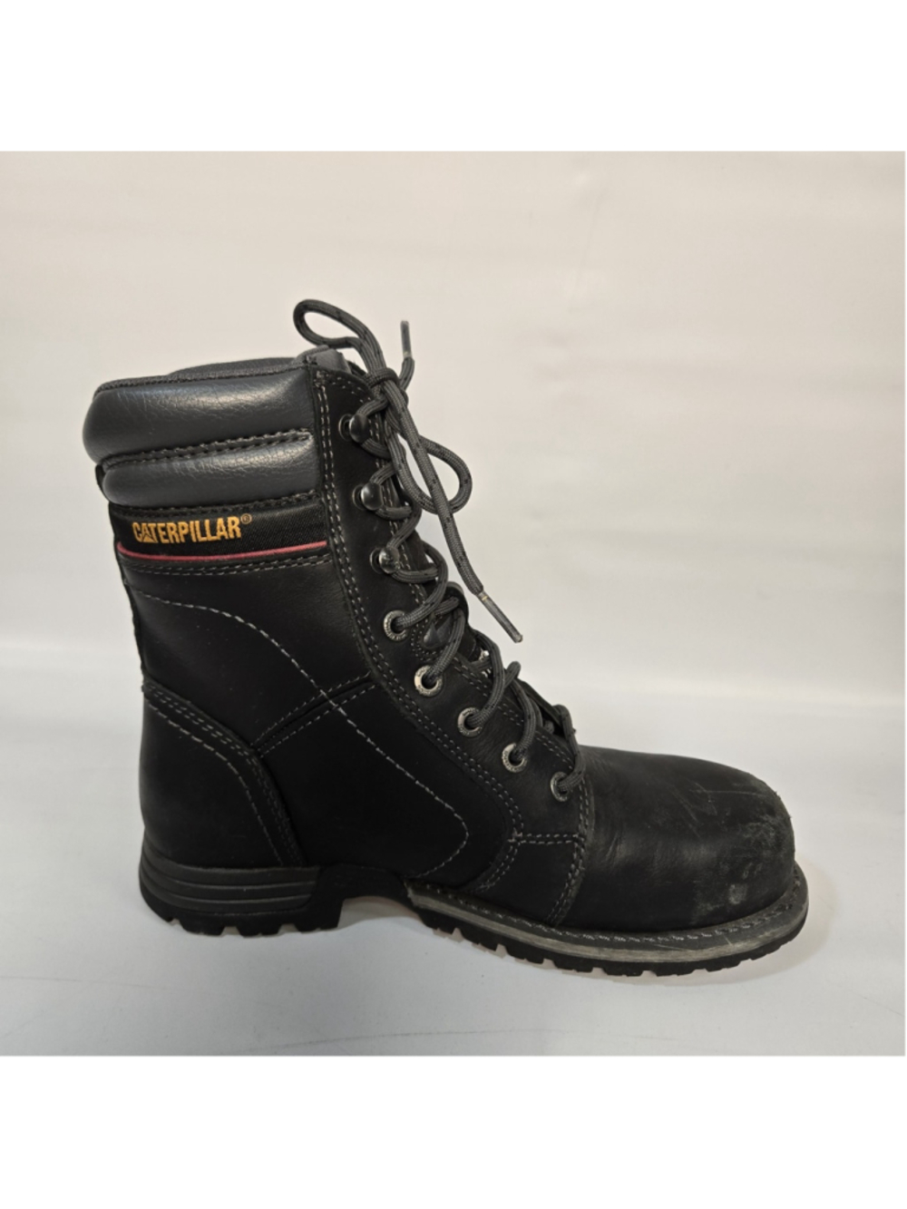Caterpillar Steel Toe Work Boots Waterproof Slip Resistant EH Womens 8.5